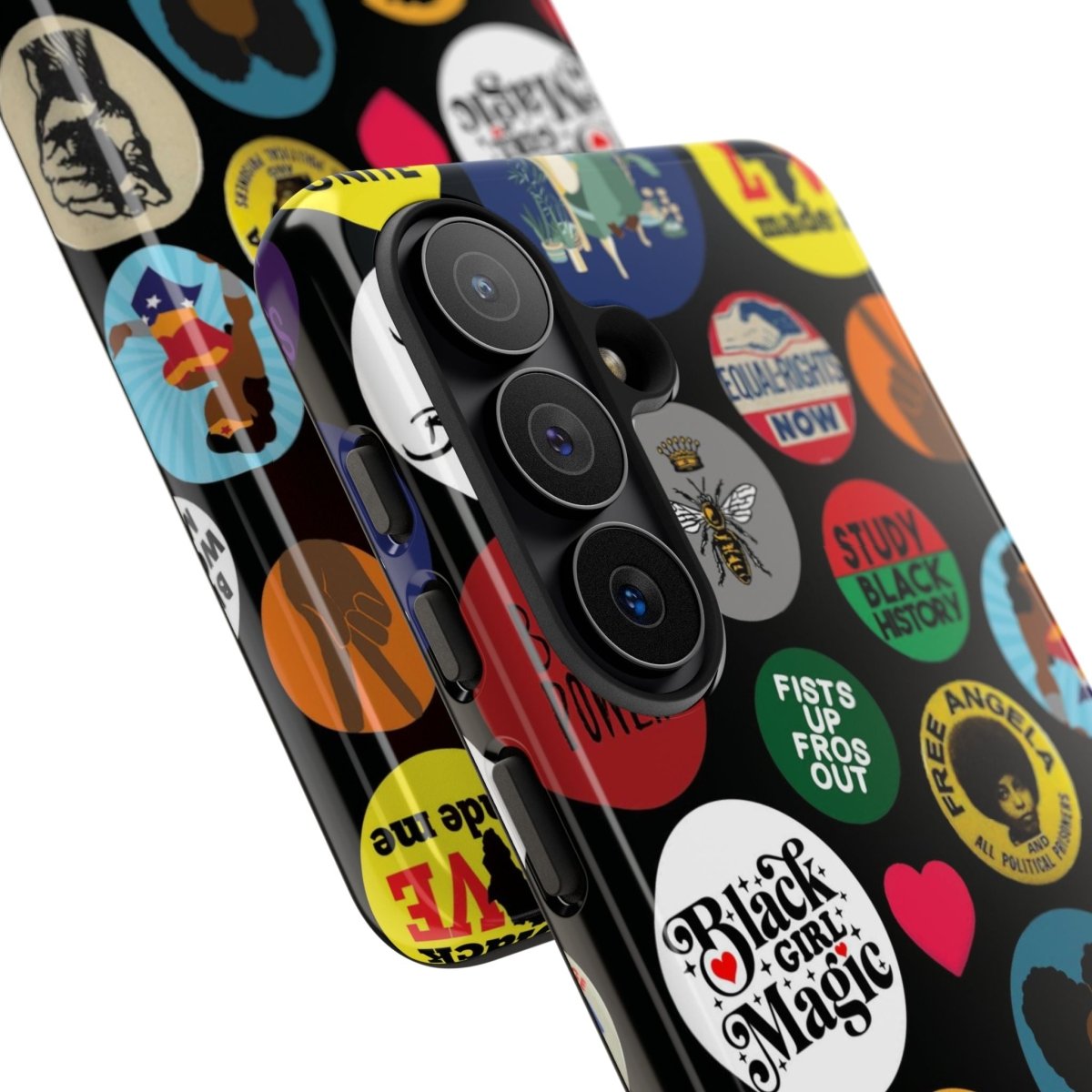 Black Woman Empowerment Phone Case - Afrocentric Art by The Trini Gee