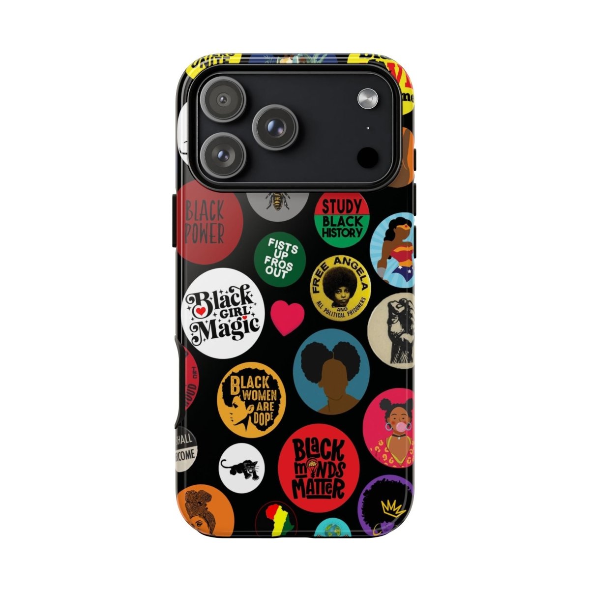 Black Woman Empowerment Phone Case - Afrocentric Art by The Trini Gee