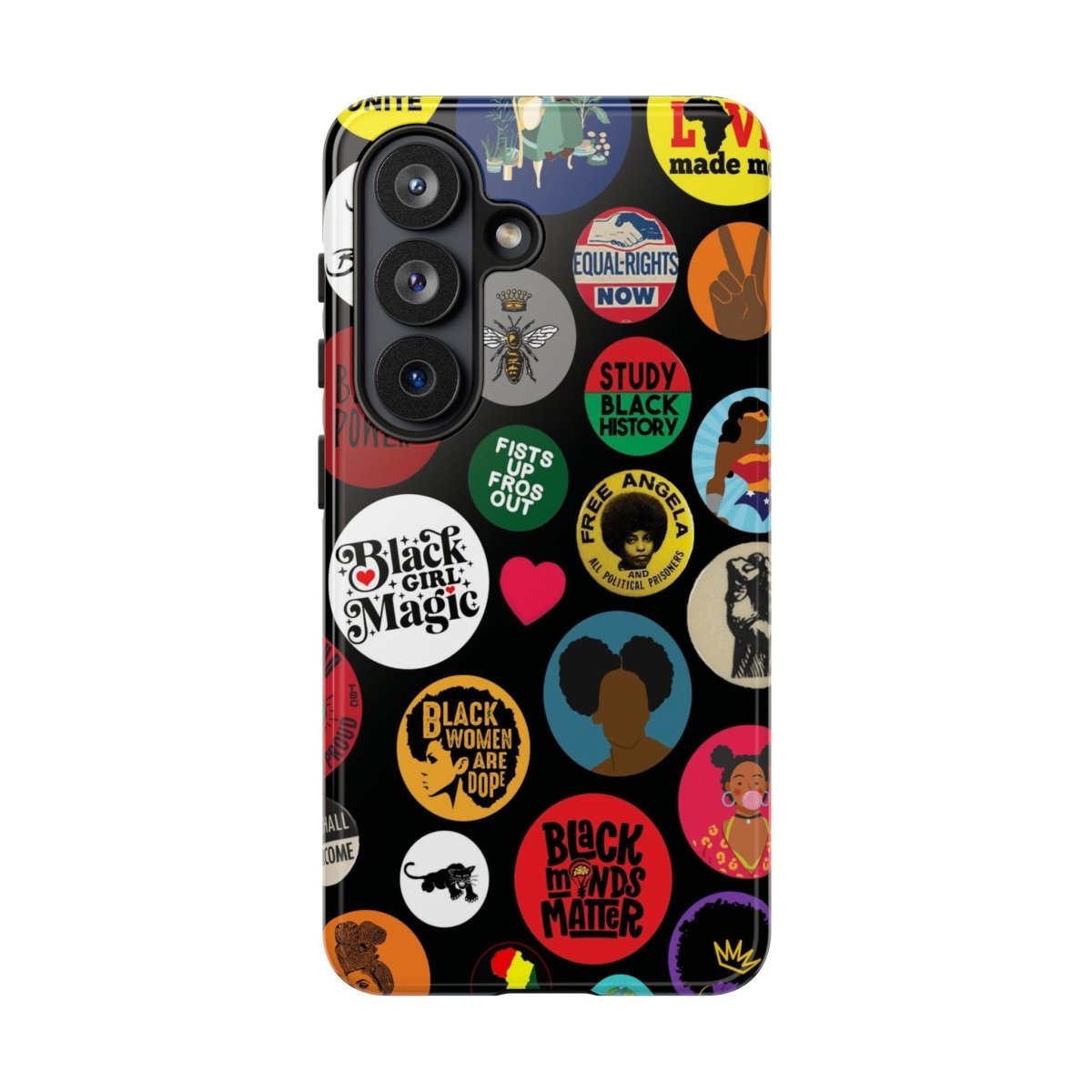 Black Woman Empowerment Phone Case - Afrocentric Art by The Trini Gee