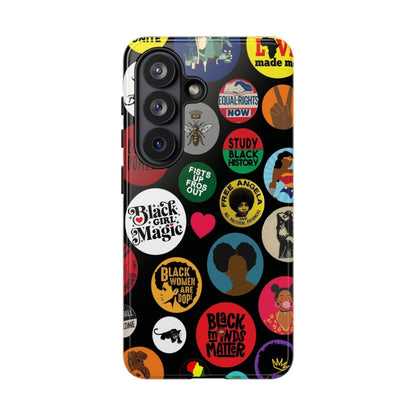 Black Woman Empowerment Phone Case - Afrocentric Art by The Trini Gee