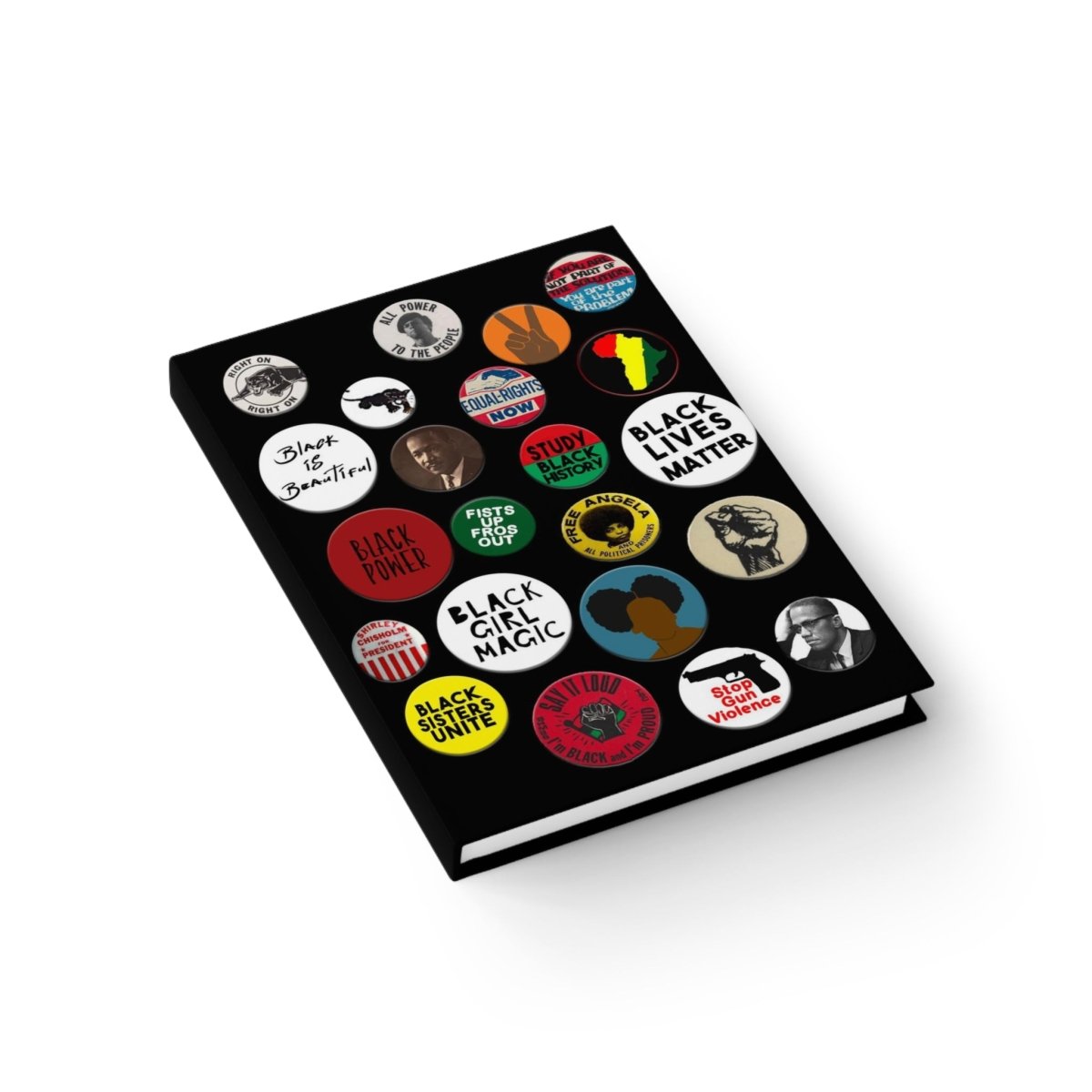 Black Woman Magic Journal - Afrocentric Art by The Trini Gee