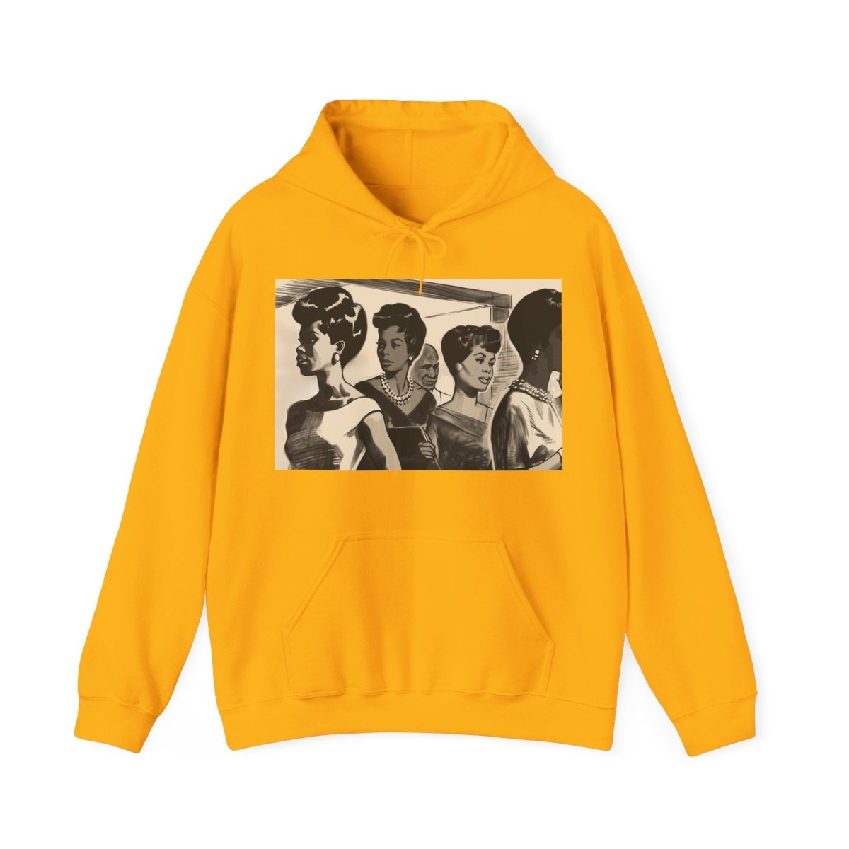 Black Women Retro Hoodie - The Trini Gee