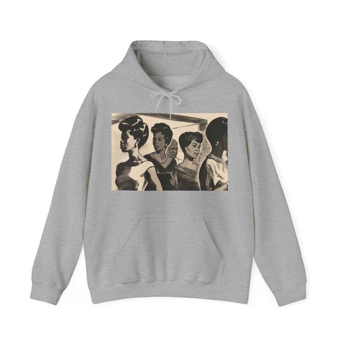 Black Women Retro Hoodie - The Trini Gee