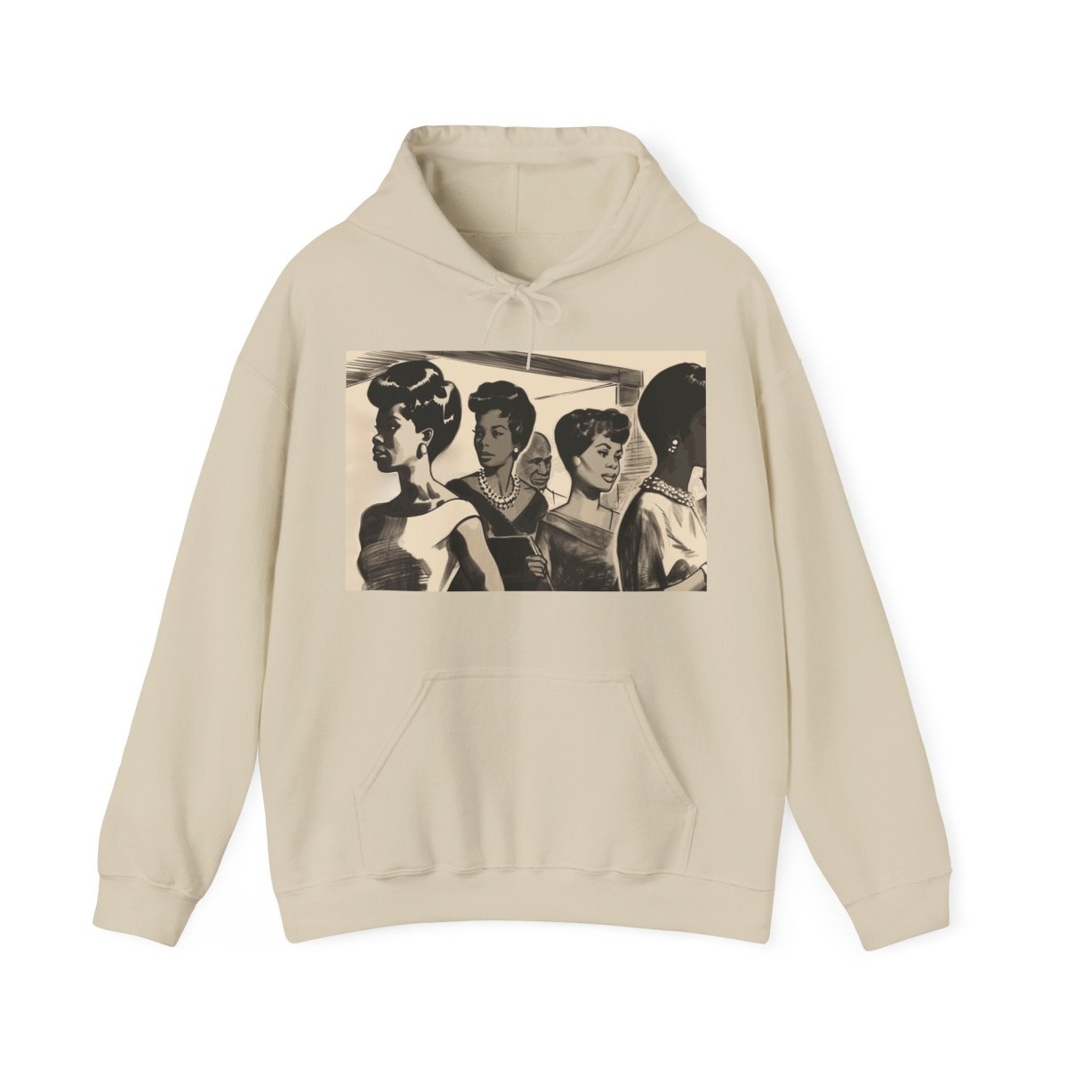 Black Women Retro Hoodie - The Trini Gee