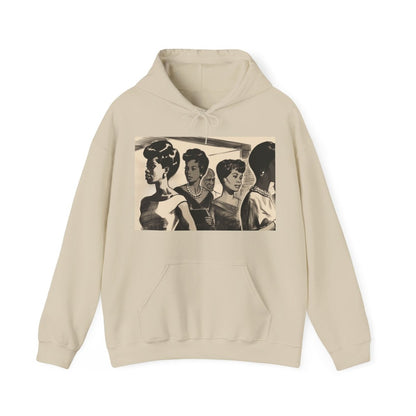 Black Women Retro Hoodie - The Trini Gee