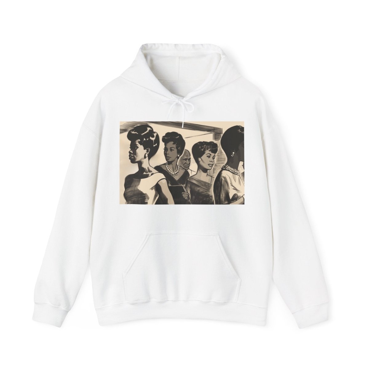Black Women Retro Hoodie - The Trini Gee