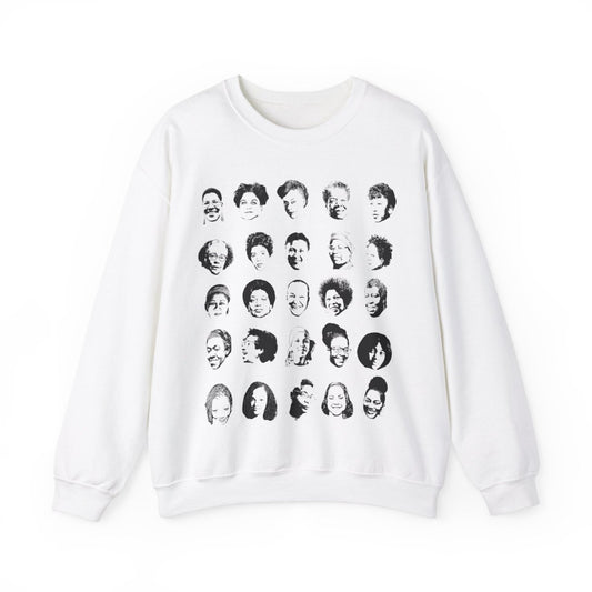 Black Women Writers Sweatshirt - Afrocentric Art by The Trini Gee
