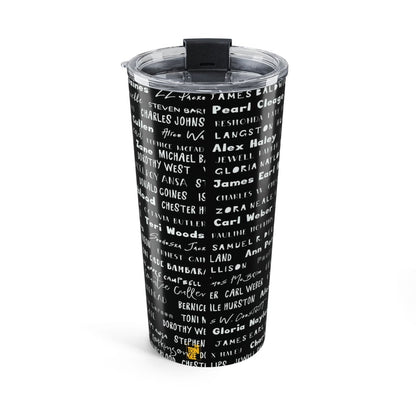 Black Writers Tumbler - Afrocentric Art by The Trini Gee