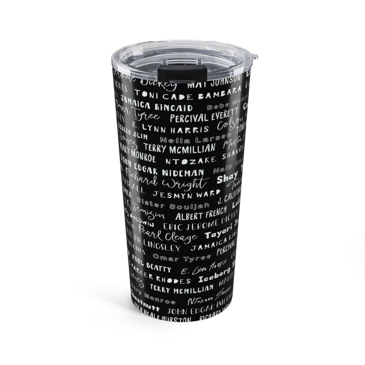 Black Writers Tumbler - Afrocentric Art by The Trini Gee