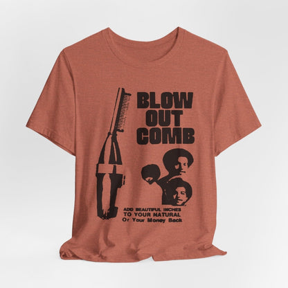 Blow Out Comb Shirt - Afrocentric Art by The Trini Gee