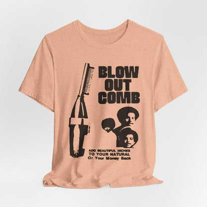 Blow Out Comb Shirt - Afrocentric Art by The Trini Gee