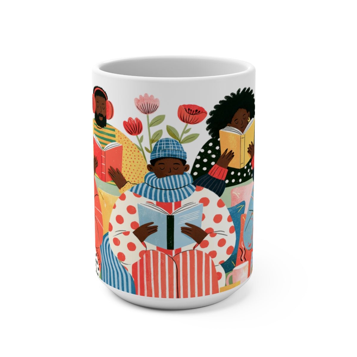 Book Club Readers Mug - Afrocentric Art by The Trini Gee