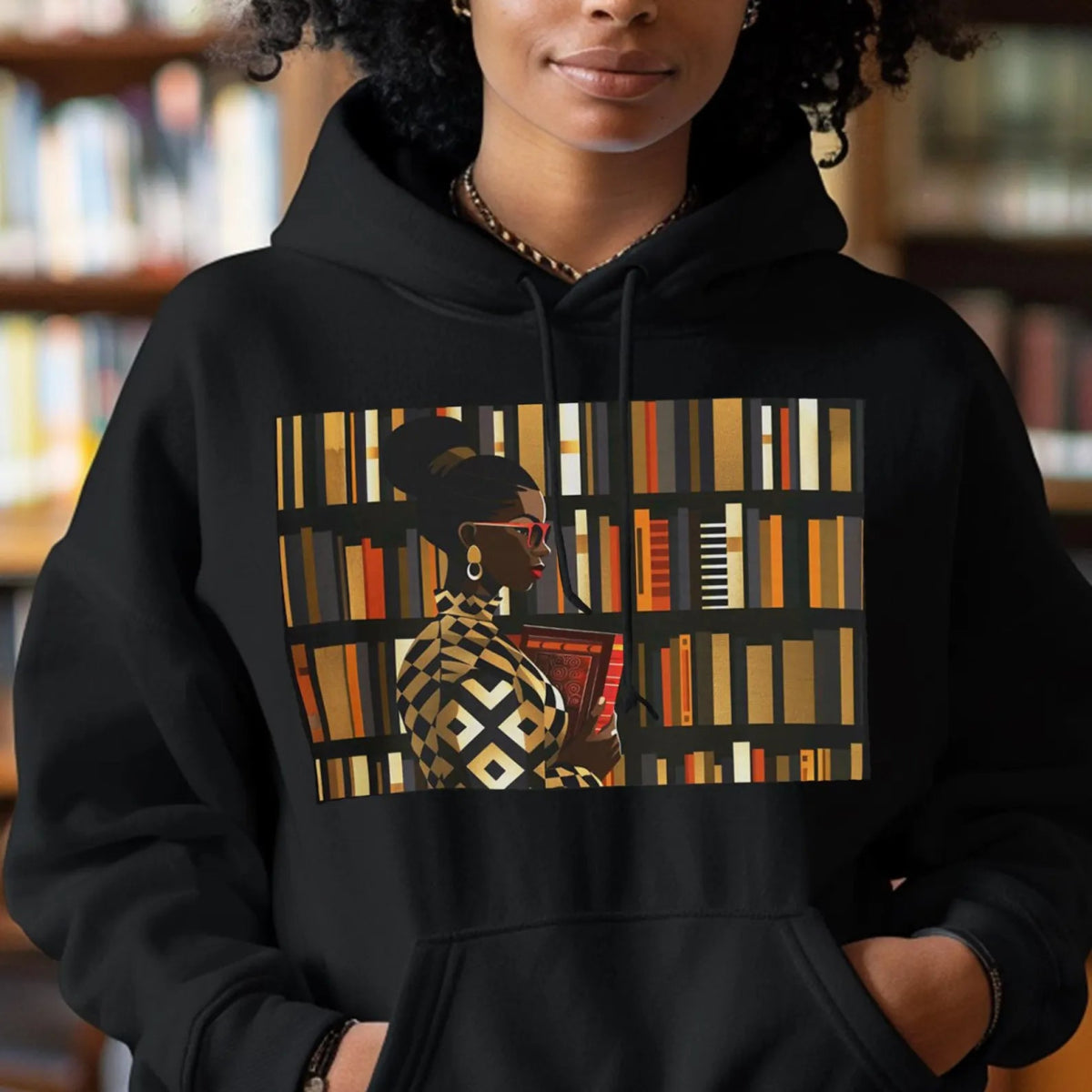 Book Girl Hoodie - The Trini Gee