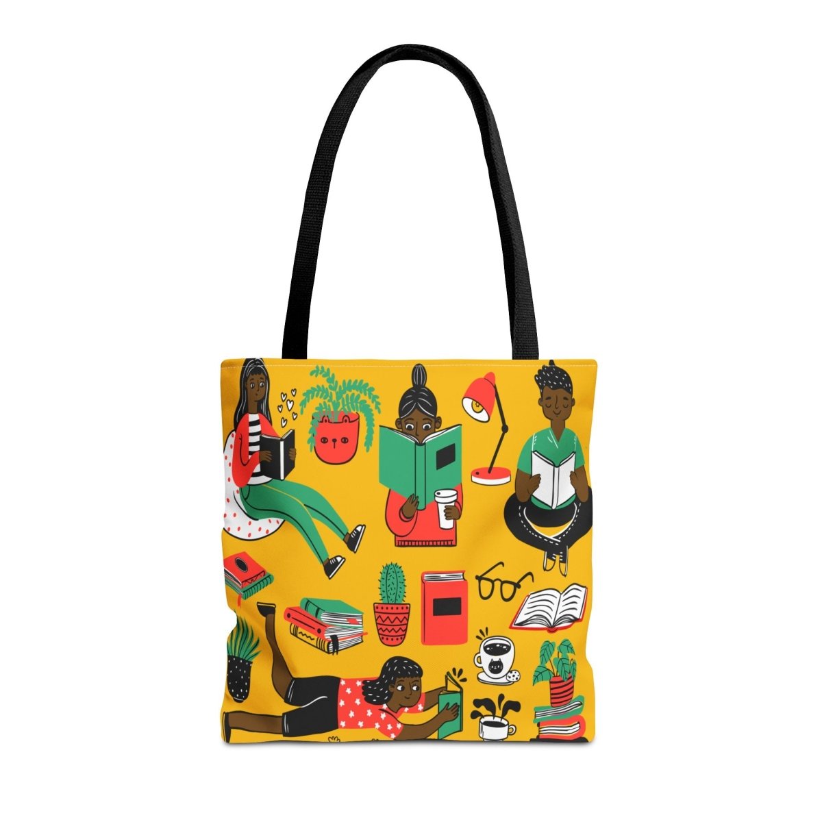 Book Lover Tote Bag - Afrocentric Art by The Trini Gee
