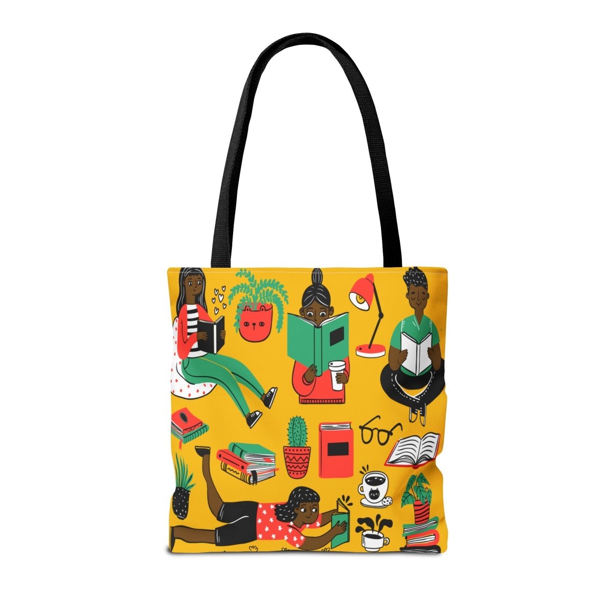 Book Lover Tote Bag - Afrocentric Art by The Trini Gee