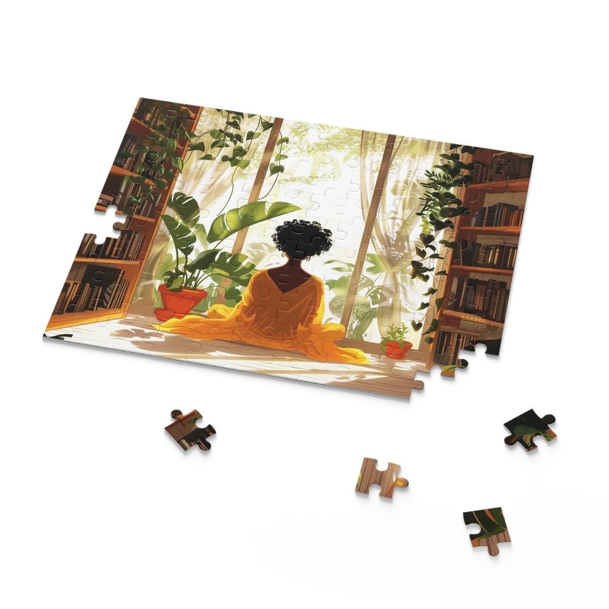Books Plants Window Puzzle - The Trini Gee