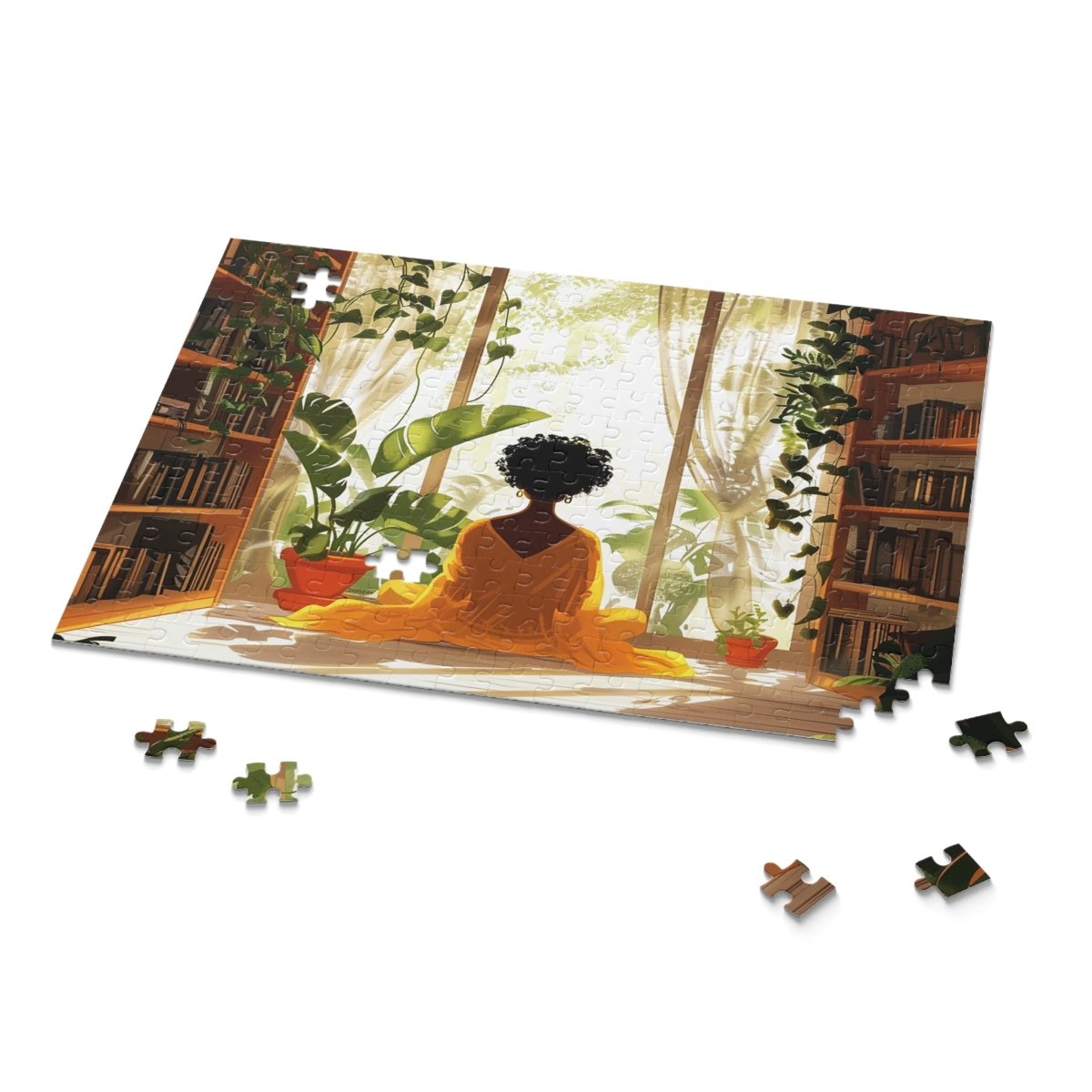 Books Plants Window Puzzle - The Trini Gee