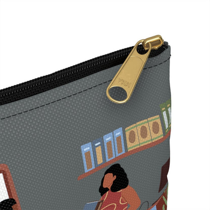 Bookstore Accessory Pouch - Afrocentric Art by The Trini Gee
