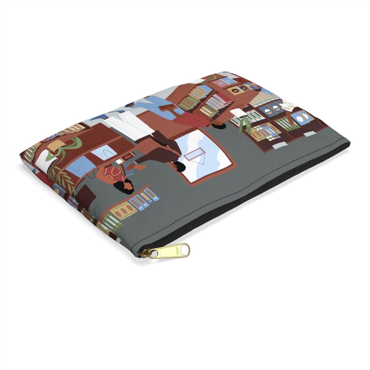 Bookstore Accessory Pouch - Afrocentric Art by The Trini Gee