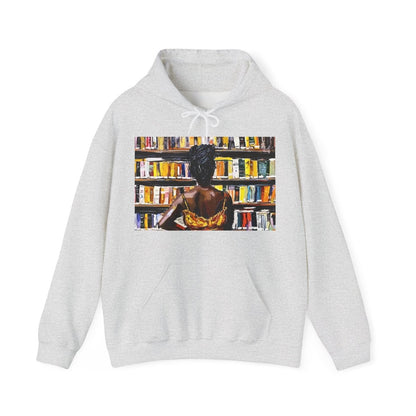 Bookstore Browse Hoodie - Afrocentric Art by The Trini Gee