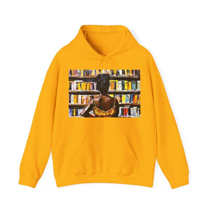 Bookstore Browse Hoodie - Afrocentric Art by The Trini Gee