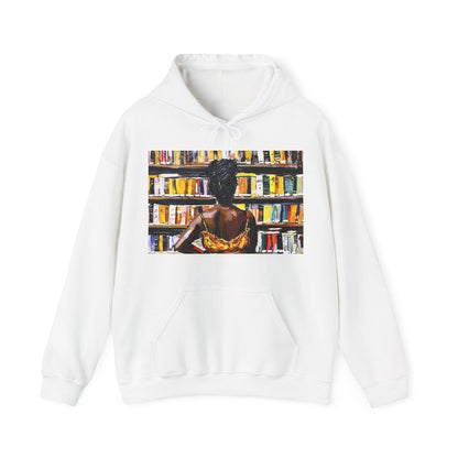 Bookstore Browse Hoodie - Afrocentric Art by The Trini Gee