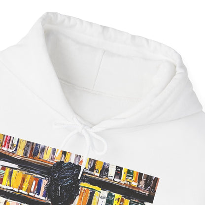 Bookstore Browse Hoodie - Afrocentric Art by The Trini Gee