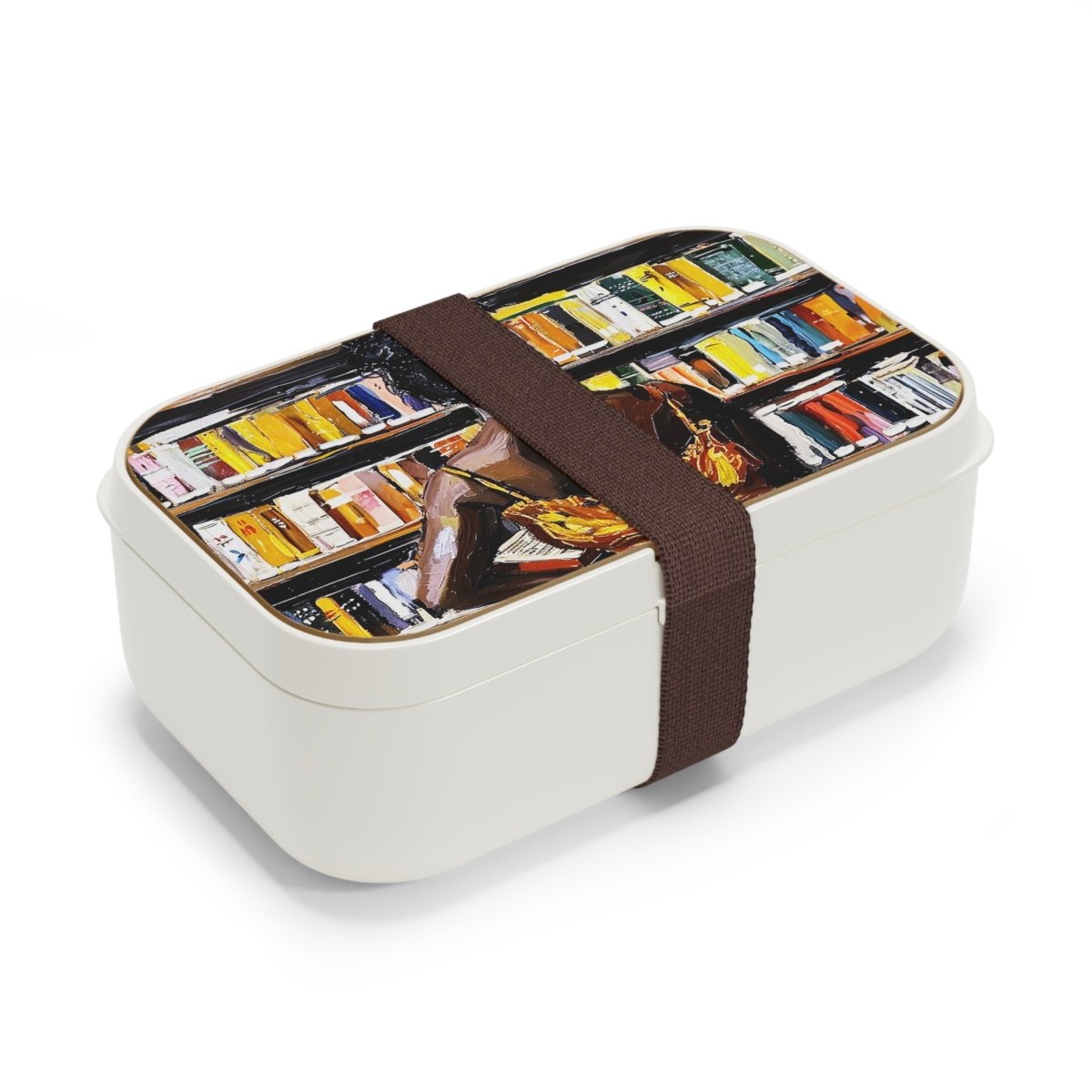 Bookstore Girl Bento Box - Afrocentric Art by The Trini Gee