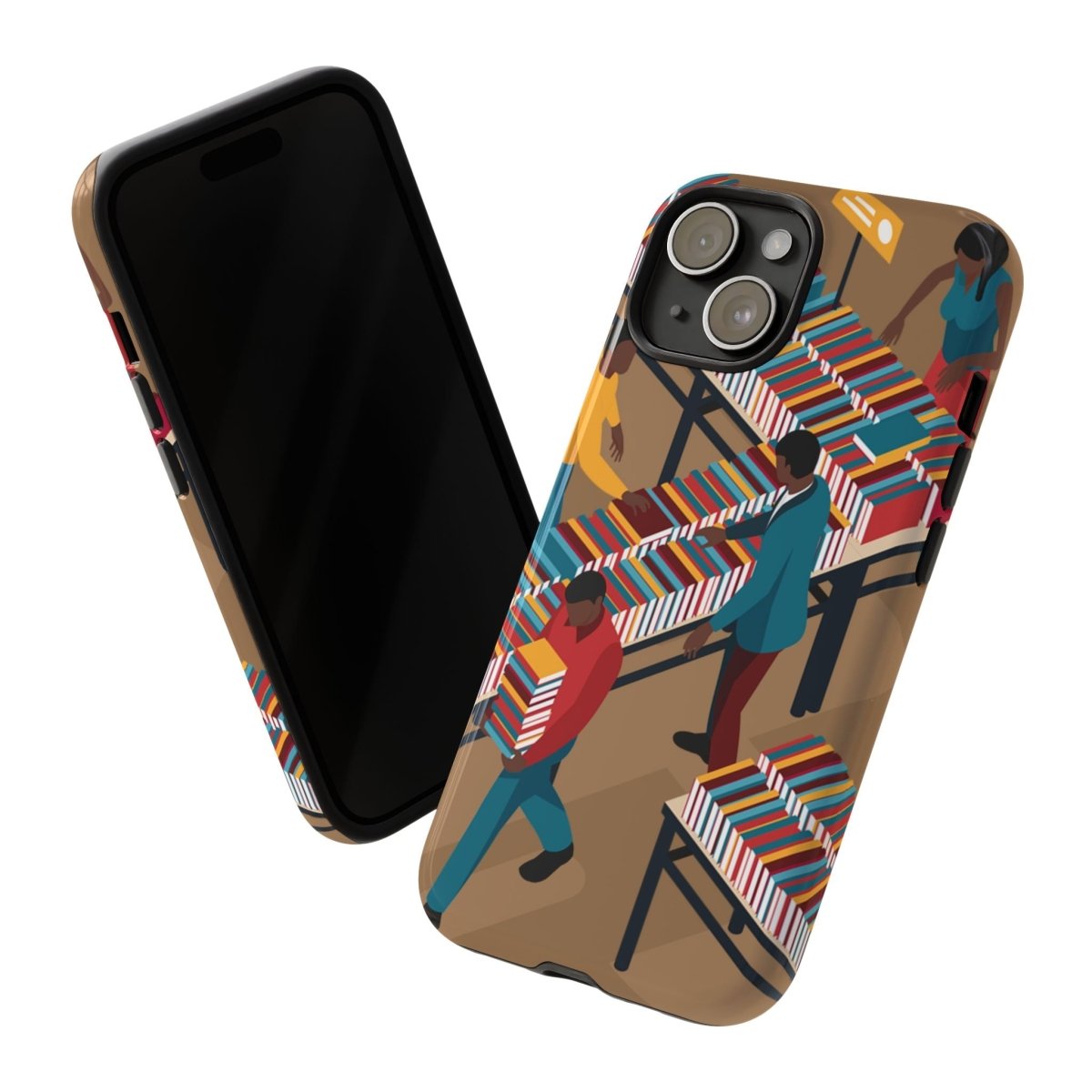 Bookstore Phone Case - Afrocentric Art by The Trini Gee