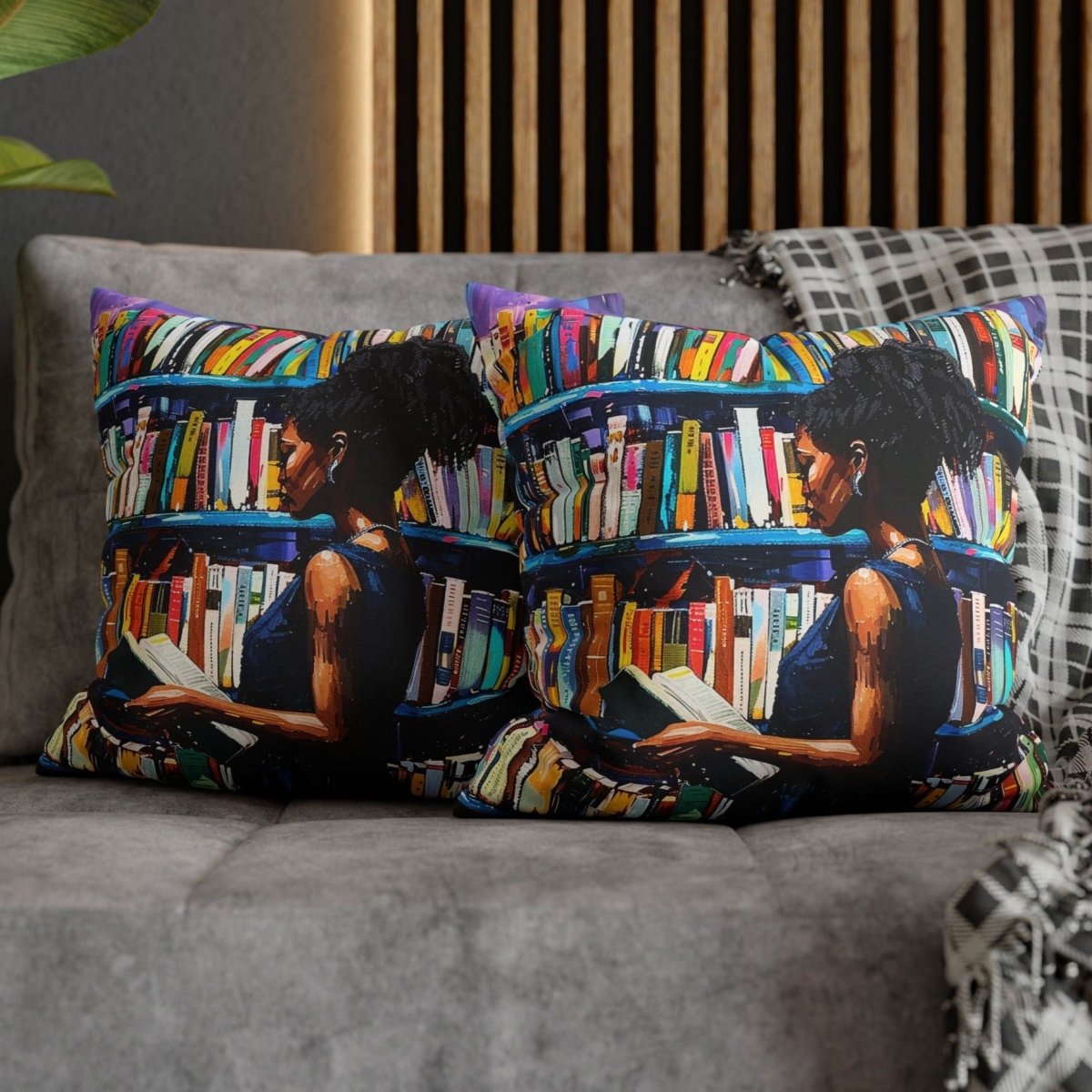 Bookstore Pillow - The Trini Gee