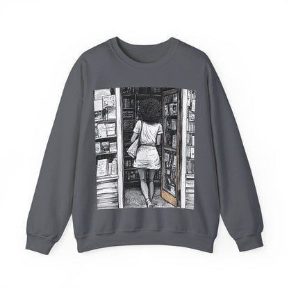 Bookstore Scene Sweatshirt - The Trini Gee