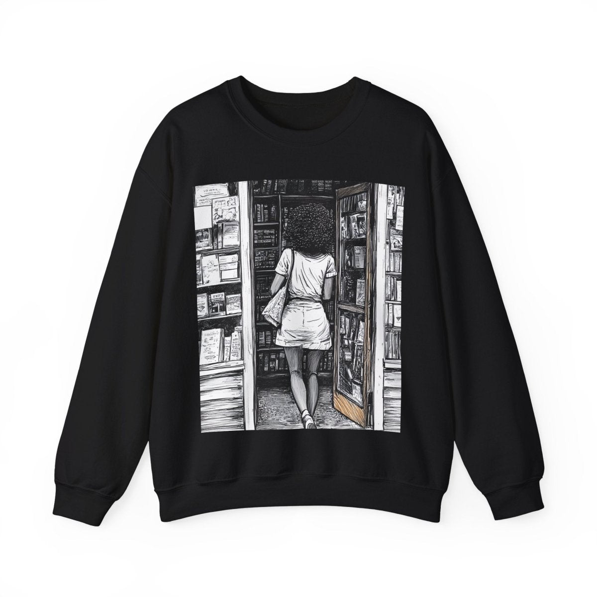 Bookstore Scene Sweatshirt - The Trini Gee