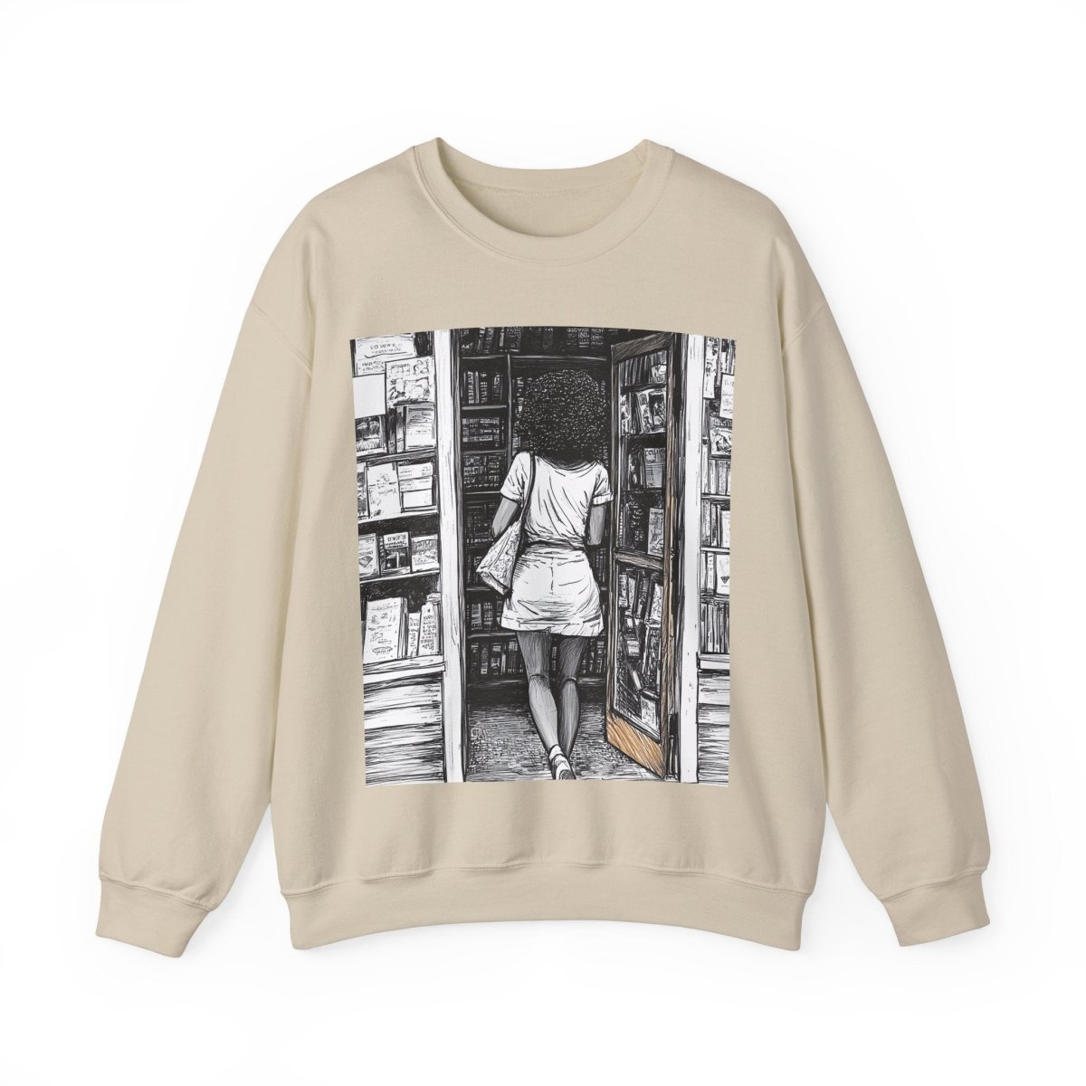 Bookstore Scene Sweatshirt - The Trini Gee