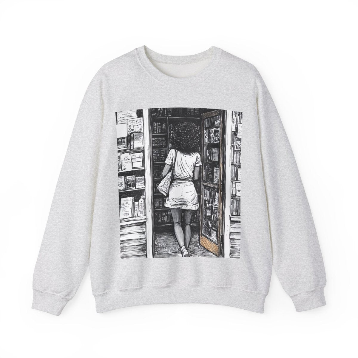 Bookstore Scene Sweatshirt - The Trini Gee