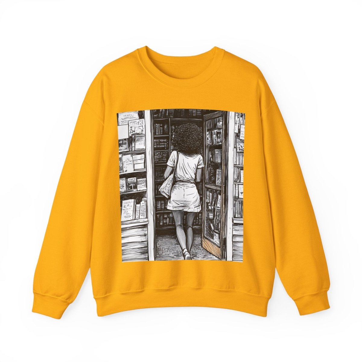 Bookstore Scene Sweatshirt - The Trini Gee