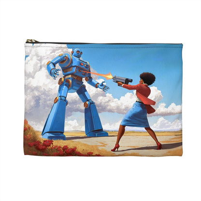 Bot Babe Battle Pouch - Afrocentric Art by The Trini Gee