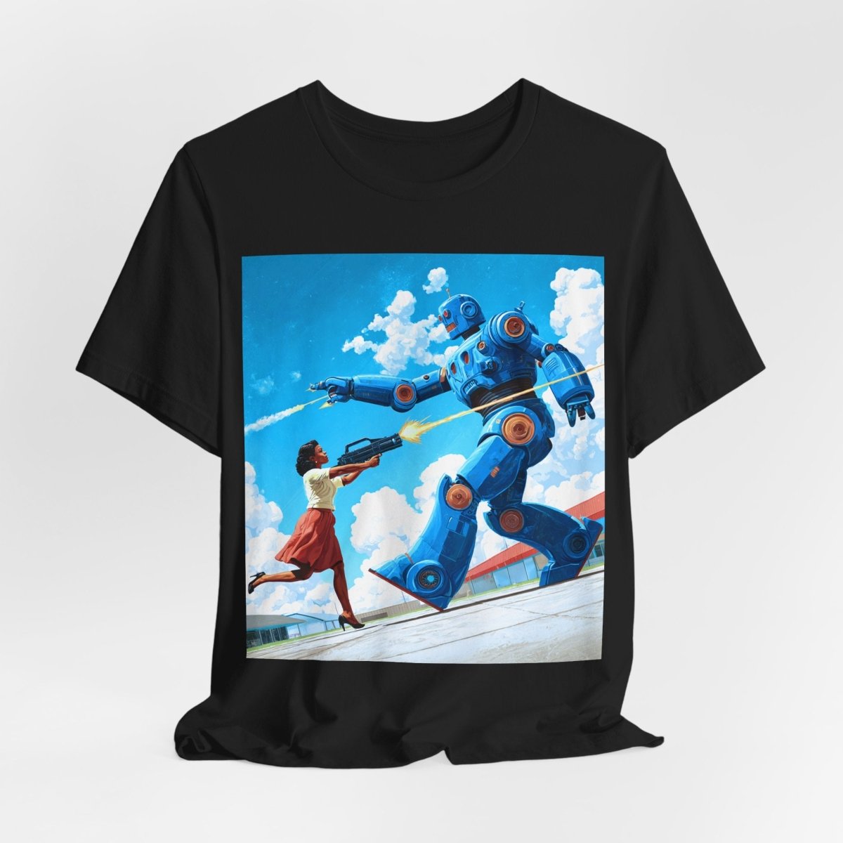 Bot Battle Ally Shirt - Afrocentric Art by The Trini Gee