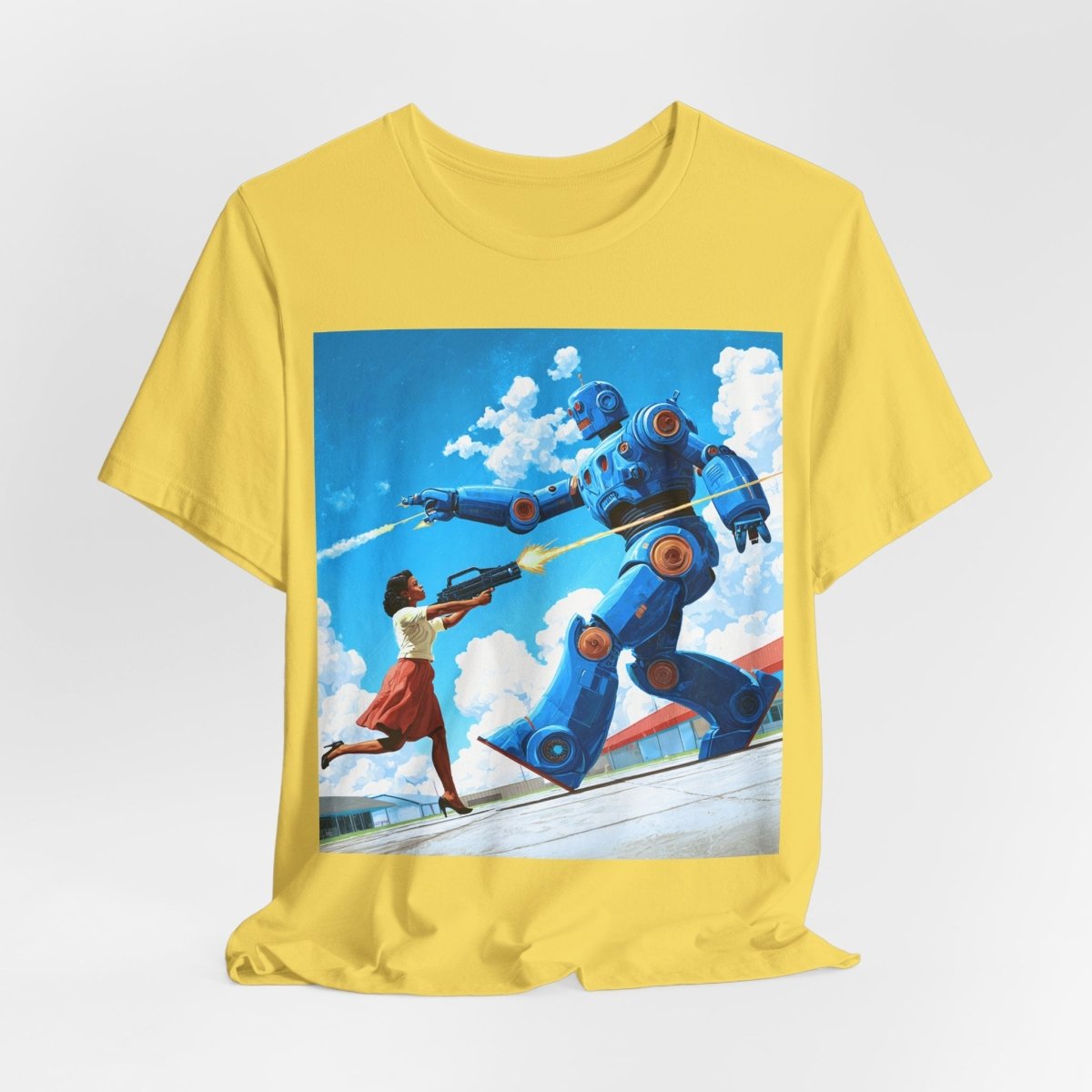 Bot Battle Ally Shirt - Afrocentric Art by The Trini Gee