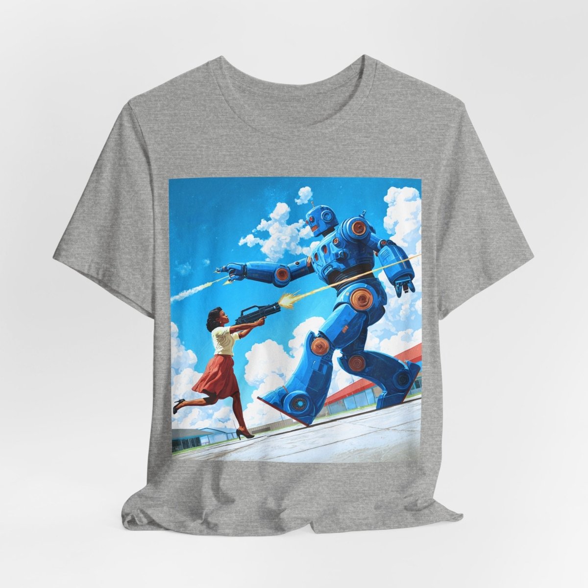 Bot Battle Ally Shirt - Afrocentric Art by The Trini Gee
