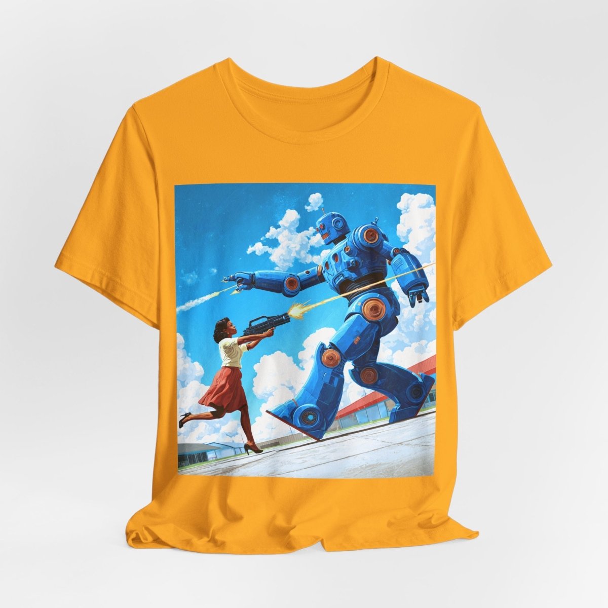 Bot Battle Ally Shirt - Afrocentric Art by The Trini Gee