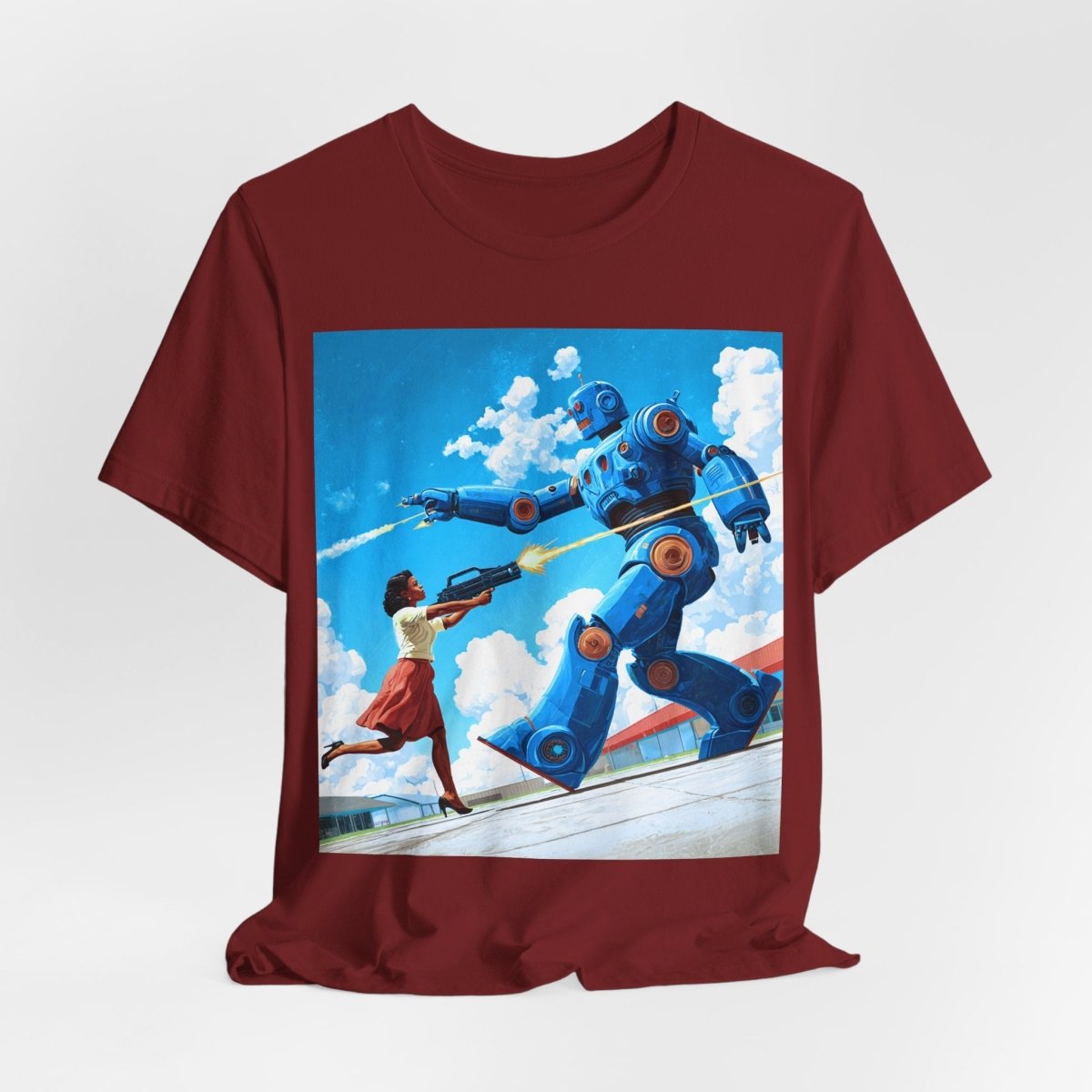 Bot Battle Ally Shirt - Afrocentric Art by The Trini Gee