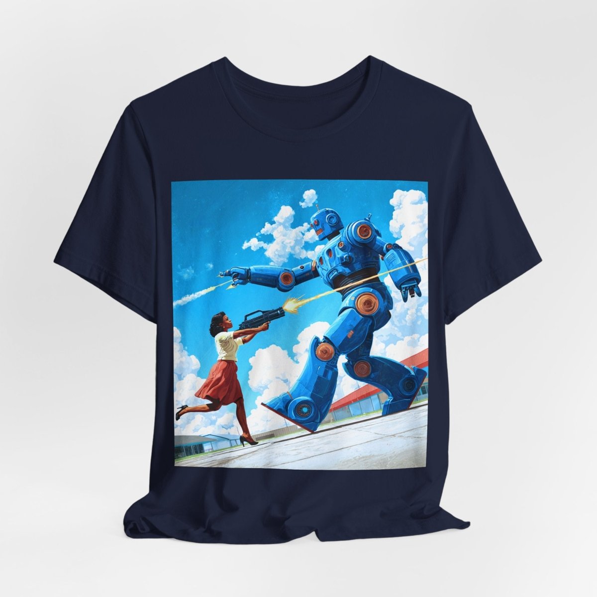 Bot Battle Ally Shirt - Afrocentric Art by The Trini Gee