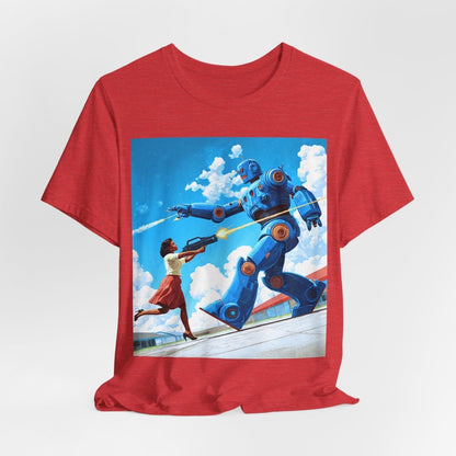 Bot Battle Ally Shirt - Afrocentric Art by The Trini Gee