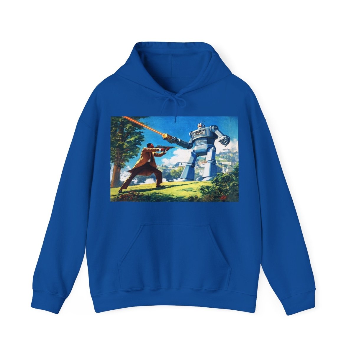 Bot Battle Hoodie - Afrocentric Art by The Trini Gee