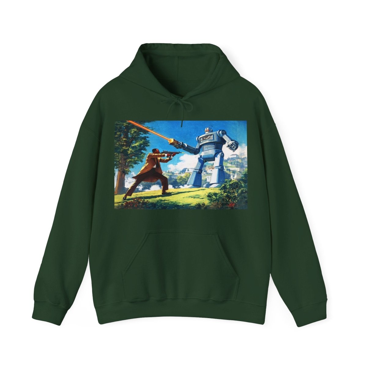 Bot Battle Hoodie - Afrocentric Art by The Trini Gee