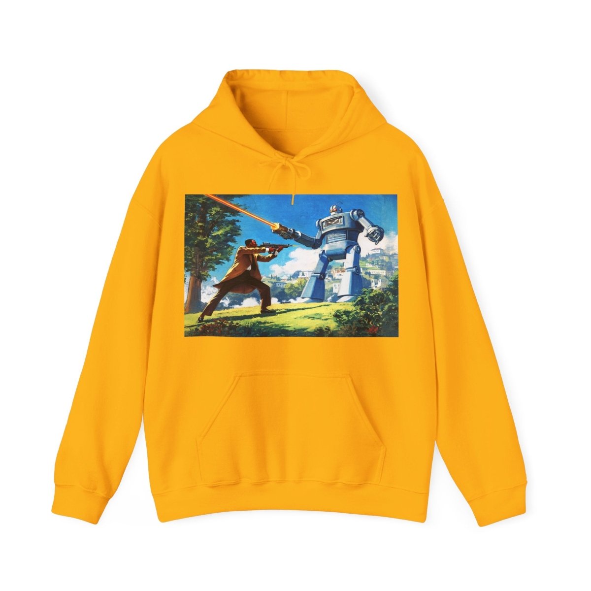 Bot Battle Hoodie - Afrocentric Art by The Trini Gee
