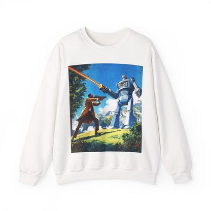 Bot Battle Sweatshirt - Afrocentric Art by The Trini Gee
