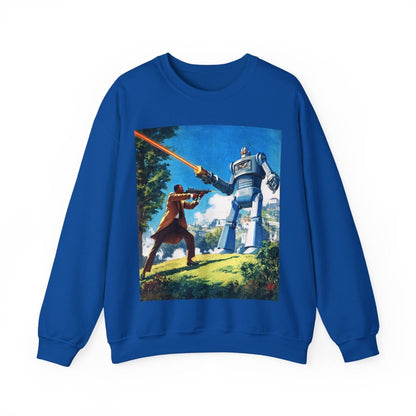 Bot Battle Sweatshirt - Afrocentric Art by The Trini Gee