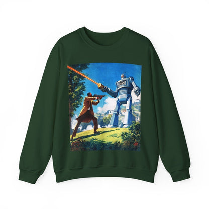 Bot Battle Sweatshirt - Afrocentric Art by The Trini Gee