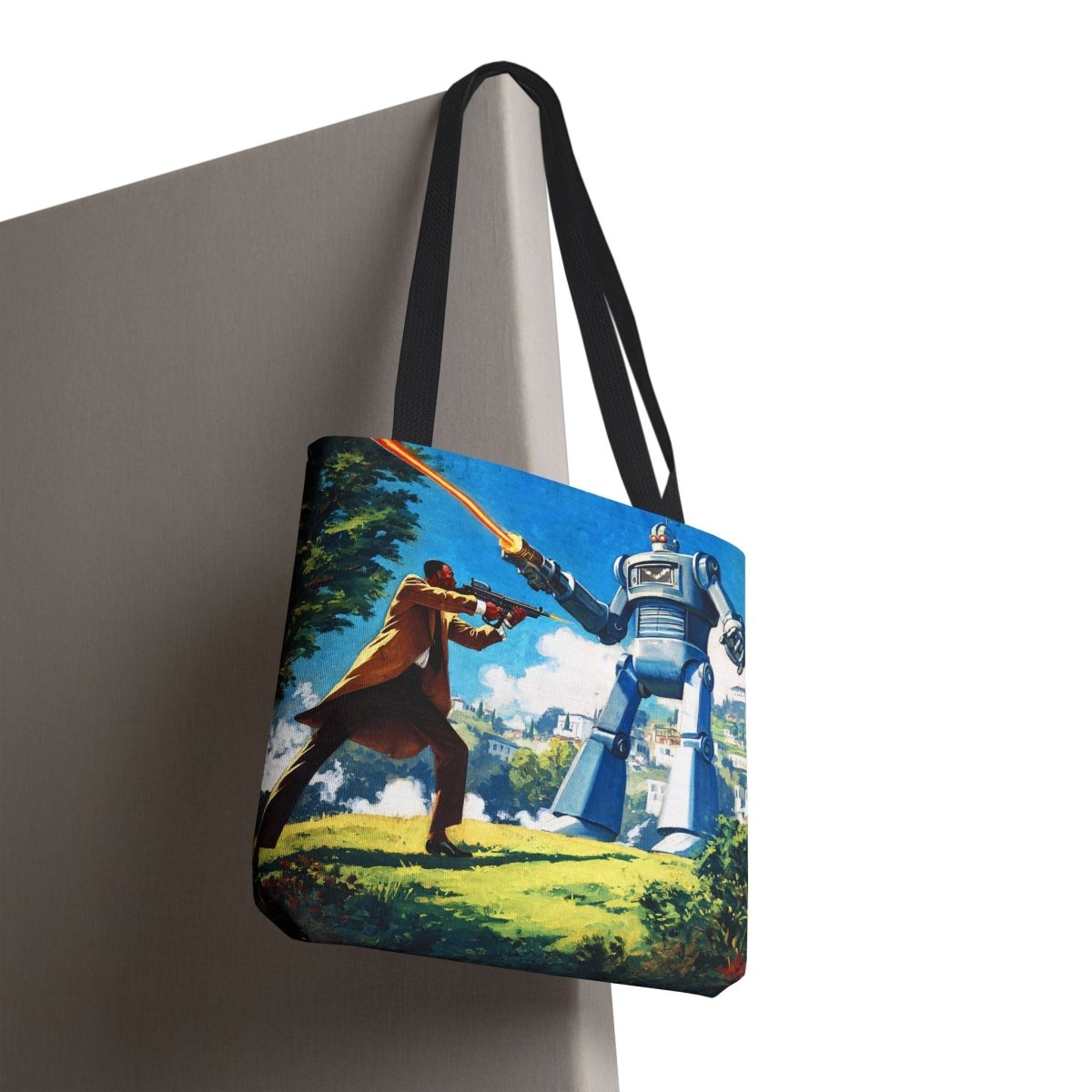 Bot Battle Tote Bag - The Trini Gee
